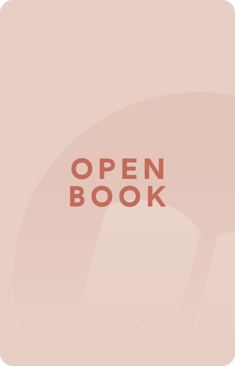 Open Book card back